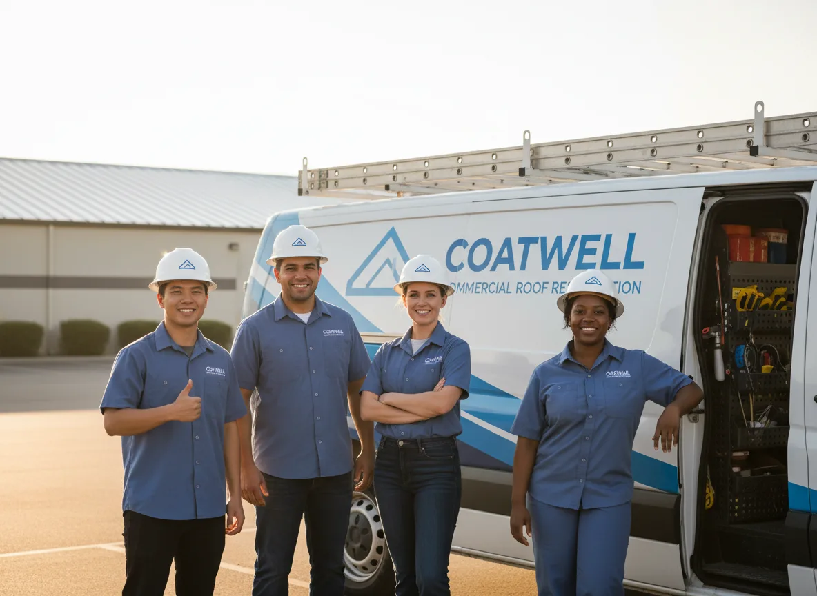 Commercial roof coating company in Kiester, MN